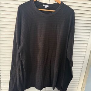 James Perse Charcoal Long Sleeve Shirt